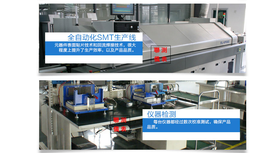 聯(lián)測全自動SMT生產(chǎn)線和儀器檢測設(shè)備